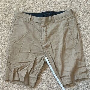 Theory Linen Blend Shorts